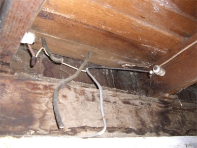 Knob & Tube wiring under the house